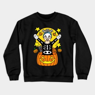 Halloween chibi boy Crewneck Sweatshirt